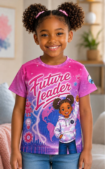 Future Leaders Sublimation T-Shirt – Pink
