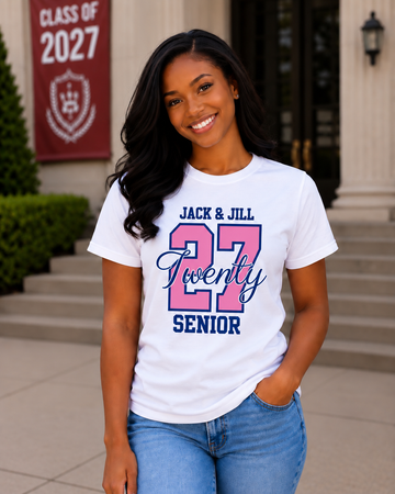 Teen Class of 2027 T-Shirt-Pink 27