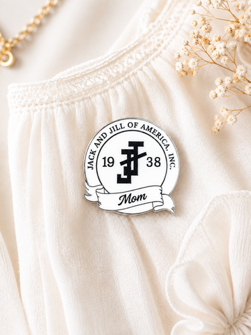 Mom Ceremony White Pin