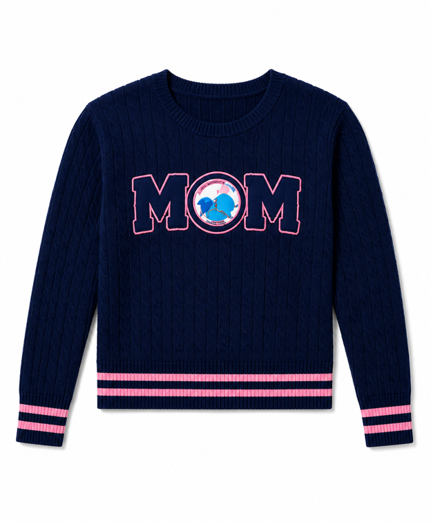 Mom Cable Knit Sweater